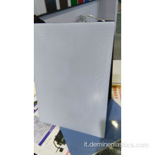Lastra prismatica in policarbonato di plastica da 1,5 mm di vendita calda